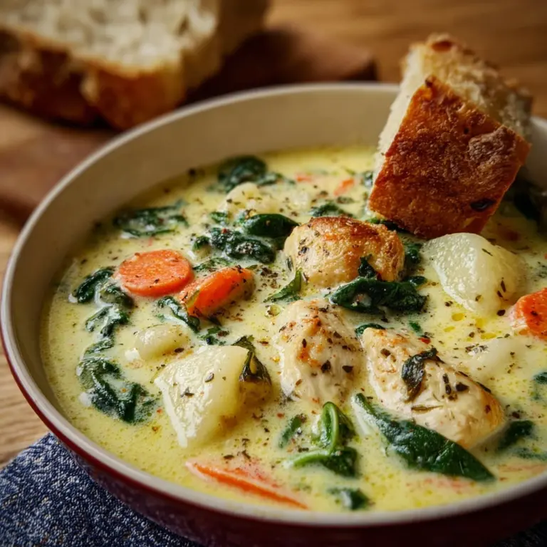 Olive Garden Chicken Gnocchi Soup Recipe