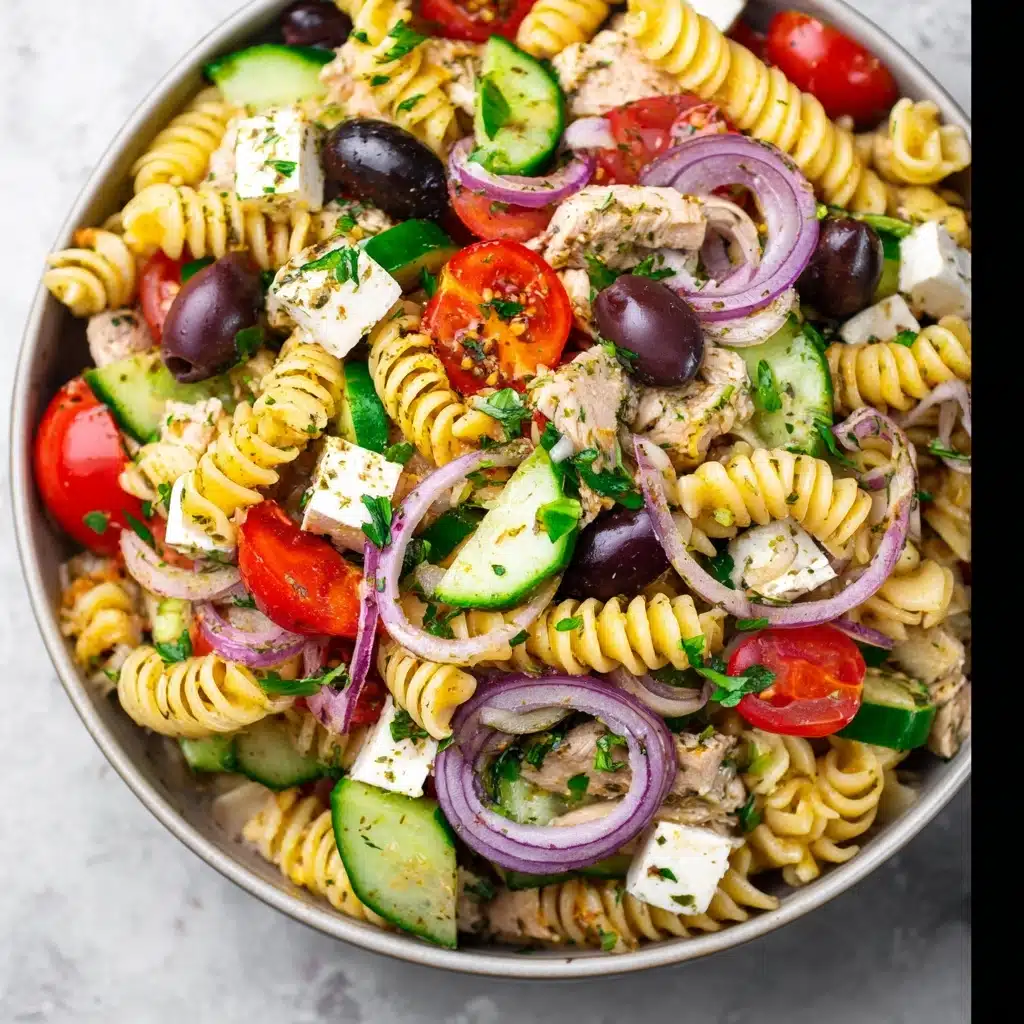 Italian Chicken Pasta Salad Recipe - Recipe Image