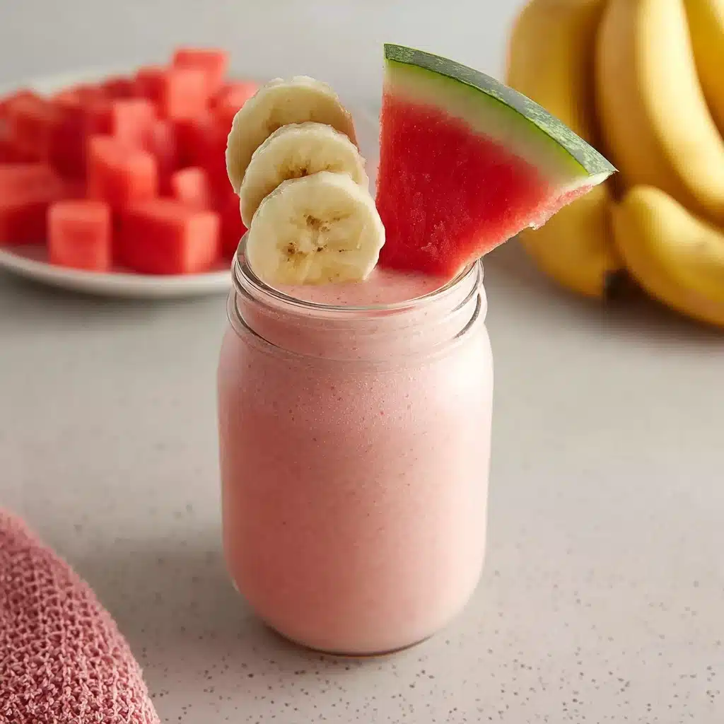 Watermelon Banana Smoothie Recipe