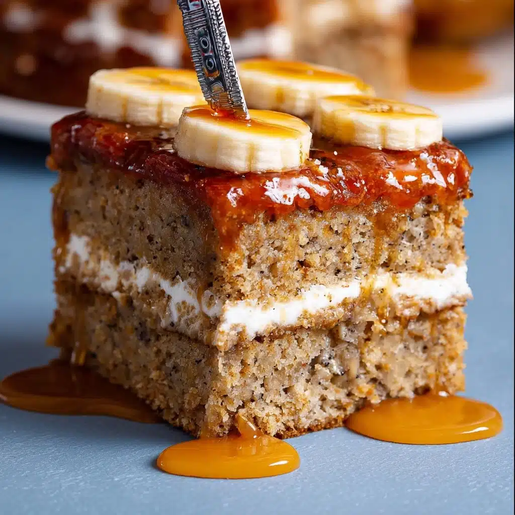 Salted Caramel Banana Cake Recipe