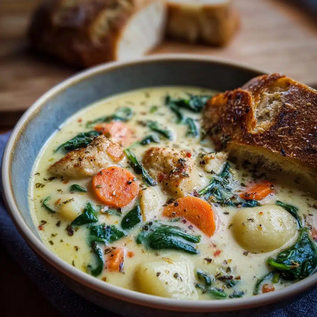 Olive Garden Chicken Gnocchi Soup Recipe - Recipe Image