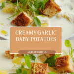 Creamy Garlic Baby Potatoes Recipe