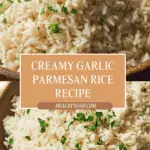 Garlic Parmesan Rice Recipe