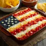 Flag Taco Dip Recipe