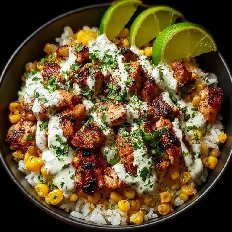 Street Corn Chicken Bowl: A Delicious & Easy Recipe