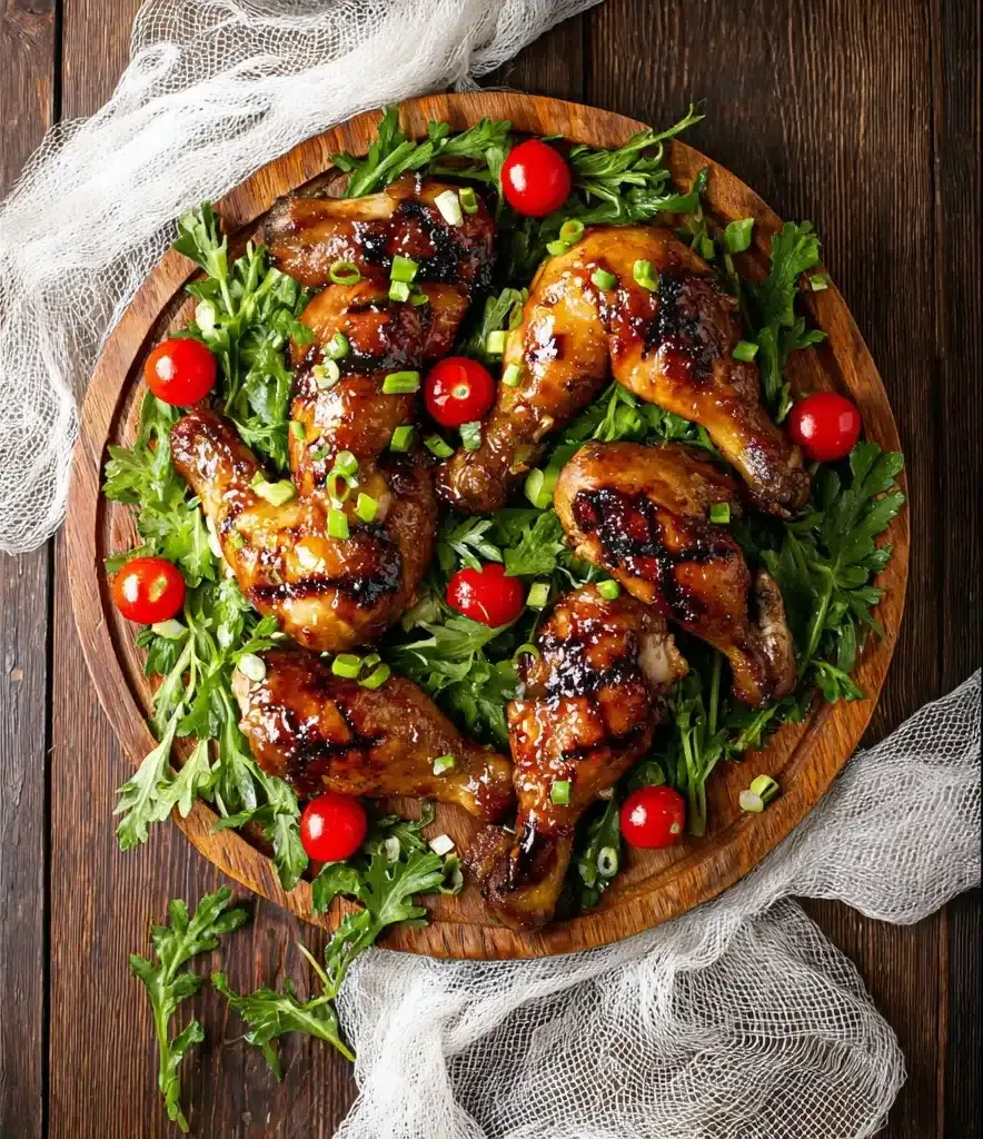 Honey Glazed Grilled Chicken Legs Recipe