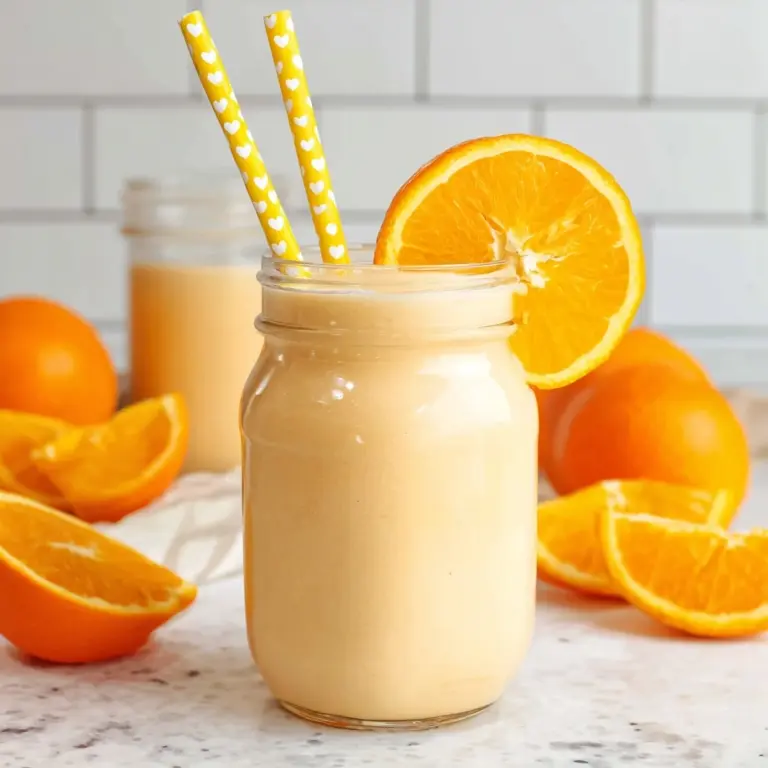 Orange Creamsicle Milkshake Recipe