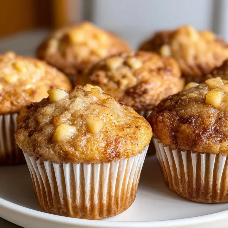 Apple Cinnamon Greek Yogurt Muffins: Bake Joy Today! Recipe