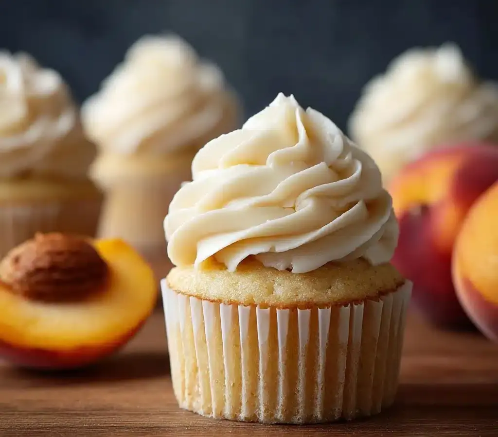 Honey Peach Cream Cheese Cupcakes Recipe