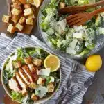 Lemon Kale Caesar Salad Recipe