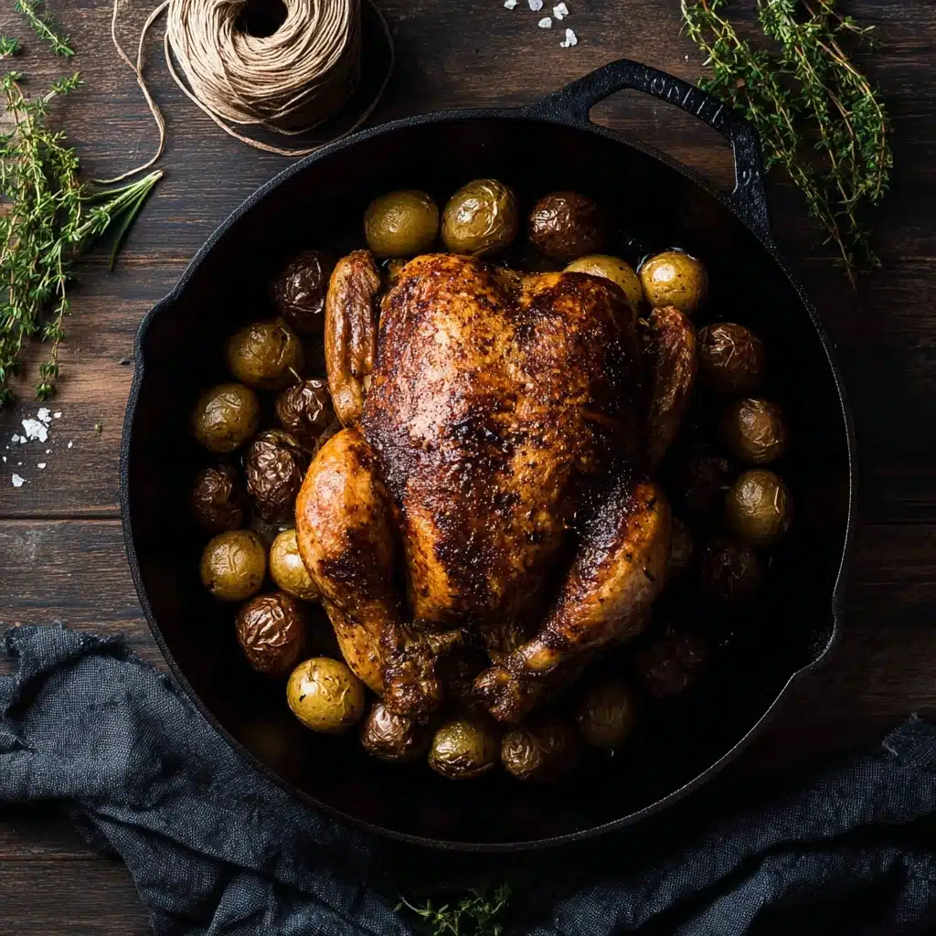 Cast Iron Chicken with White Wine Pan Sauce Recipe - Recipe Image