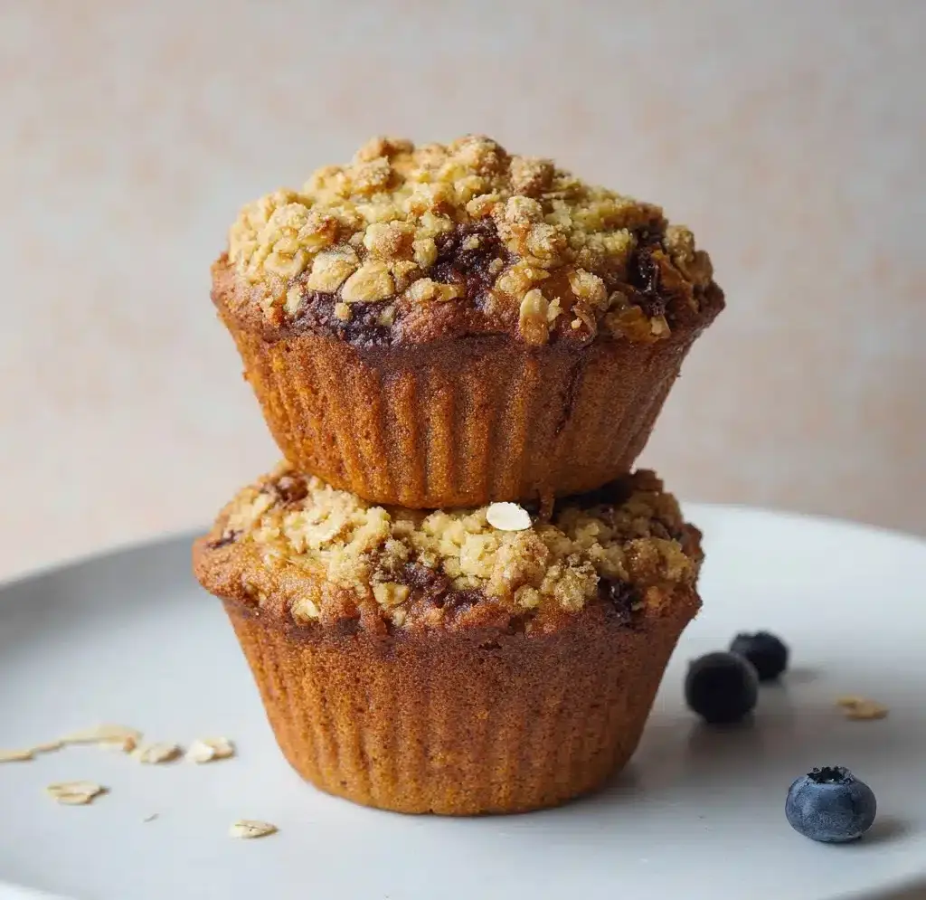 Healthy Banana Oatmeal Muffins Recipe - Recipe Image