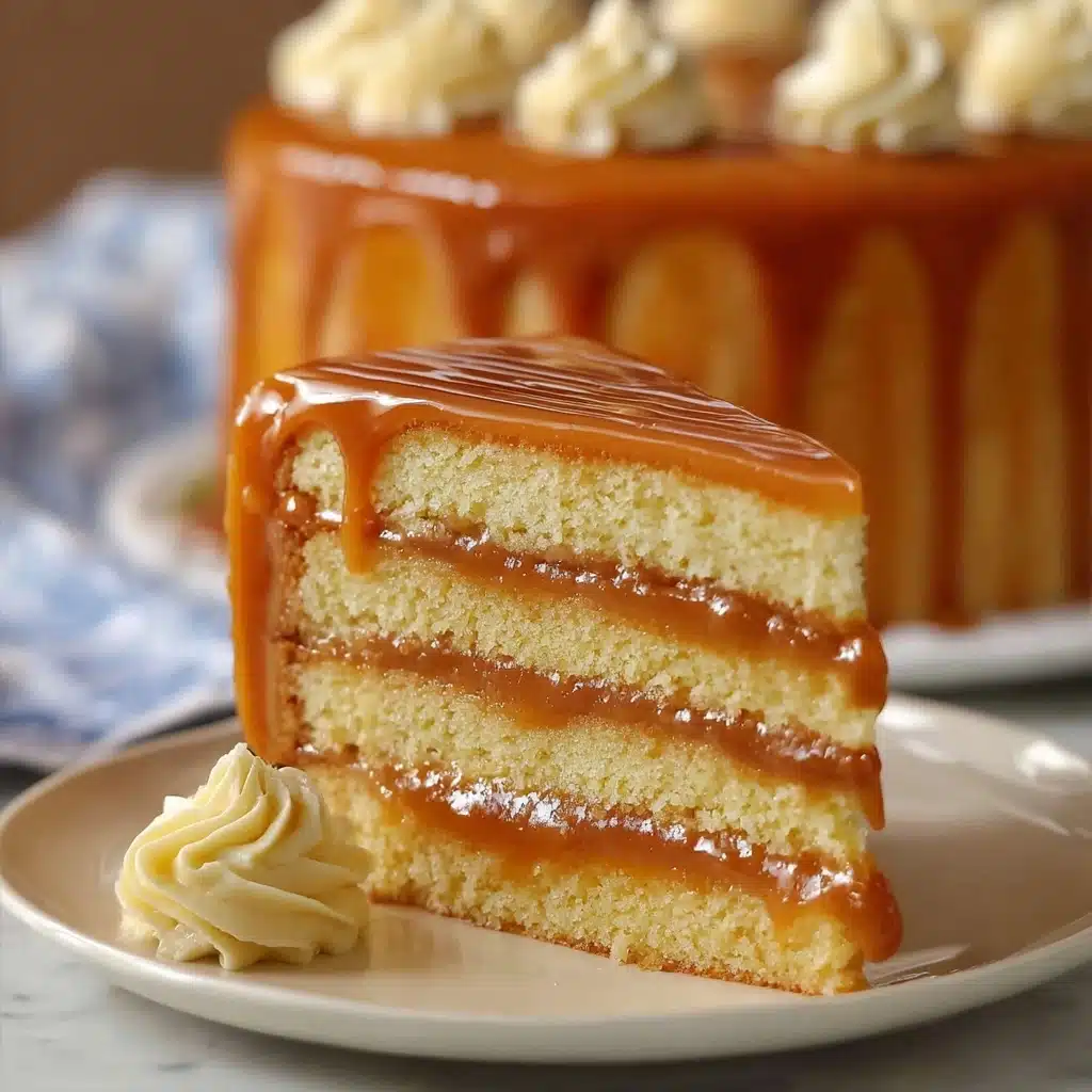 Homemade Caramel Cake Recipe - Recipe Image