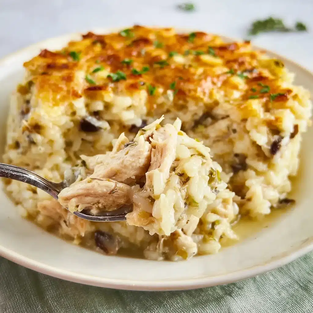 Creamy Chicken and Wild Rice Casserole Recipe - Recipe Image