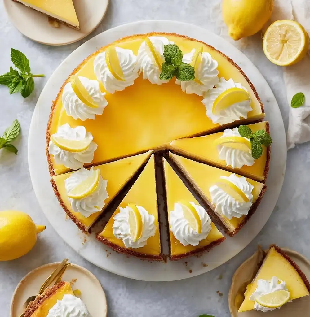 Lemon Cheesecake Recipe - Recipe Image