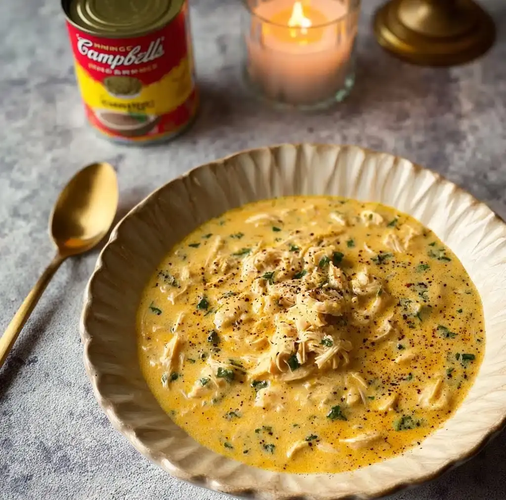 Creamy Chicken Soup Recipe - Recipe Image