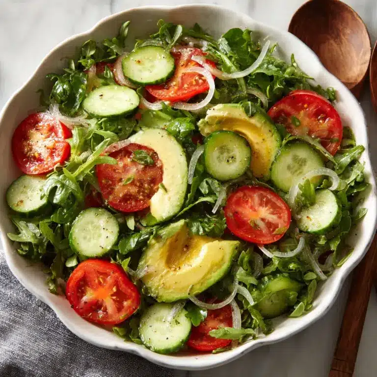 Tomato, Arugula and Avocado Salad Recipe