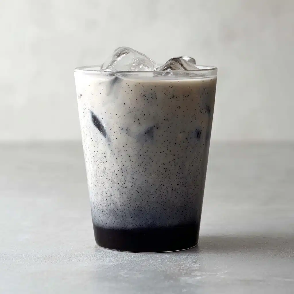 Iced Black Sesame Latte Recipe - Recipe Image