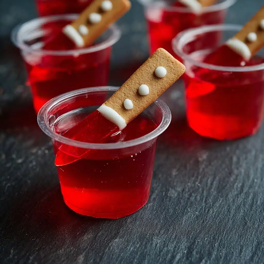 Michael Myers Halloween Jello Shots Recipe - Recipe Image