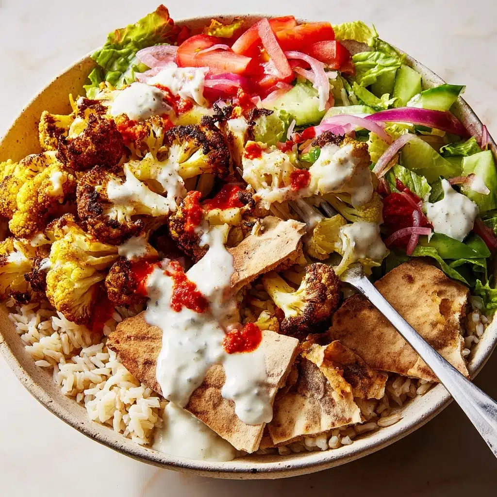 Halal Cart-Style Cauliflower Bowl Recipe