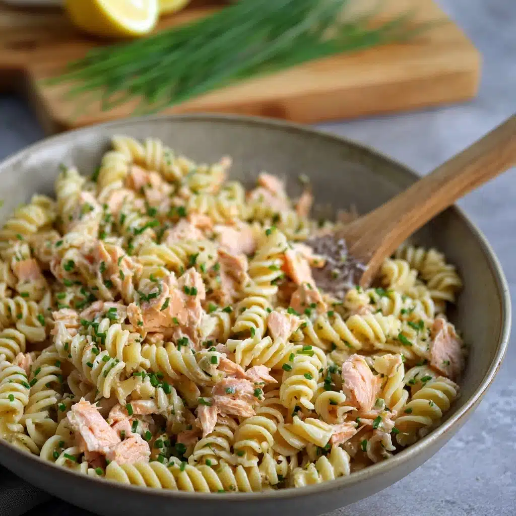 Salmon Crème Fraîche Pasta Recipe
