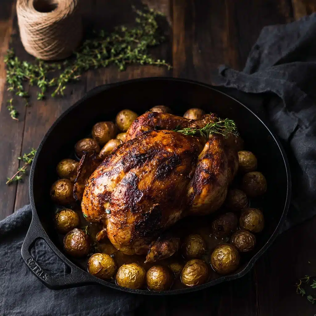 Cast Iron Chicken with White Wine Pan Sauce Recipe - Recipe Image