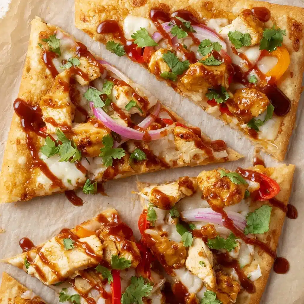 Loaded BBQ Chicken Flatbread Pizza Recipe - Recipe Image