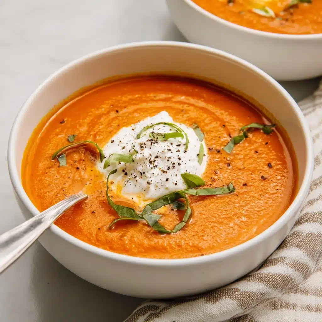 Fresh Tomato Basil Soup Recipe