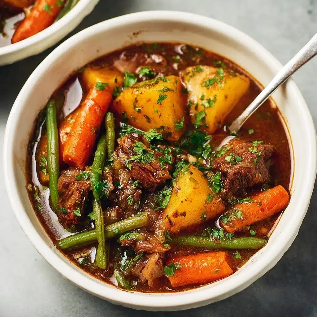 Crockpot Vegetable and Beef Soup Recipe - Recipe Image
