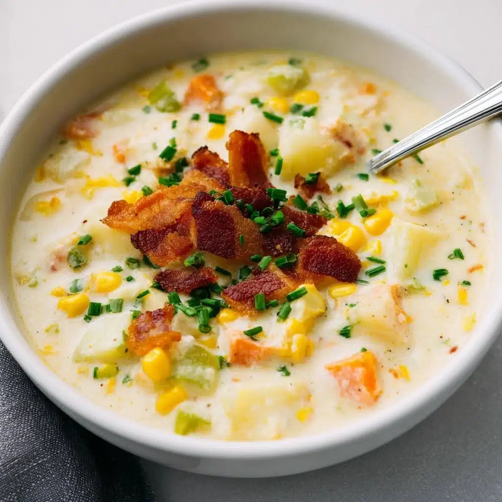 Leftover Turkey Corn Chowder Recipe - Recipe Image