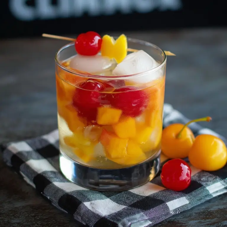 Rainier Cherry Peach Moonshine Cocktail Recipe