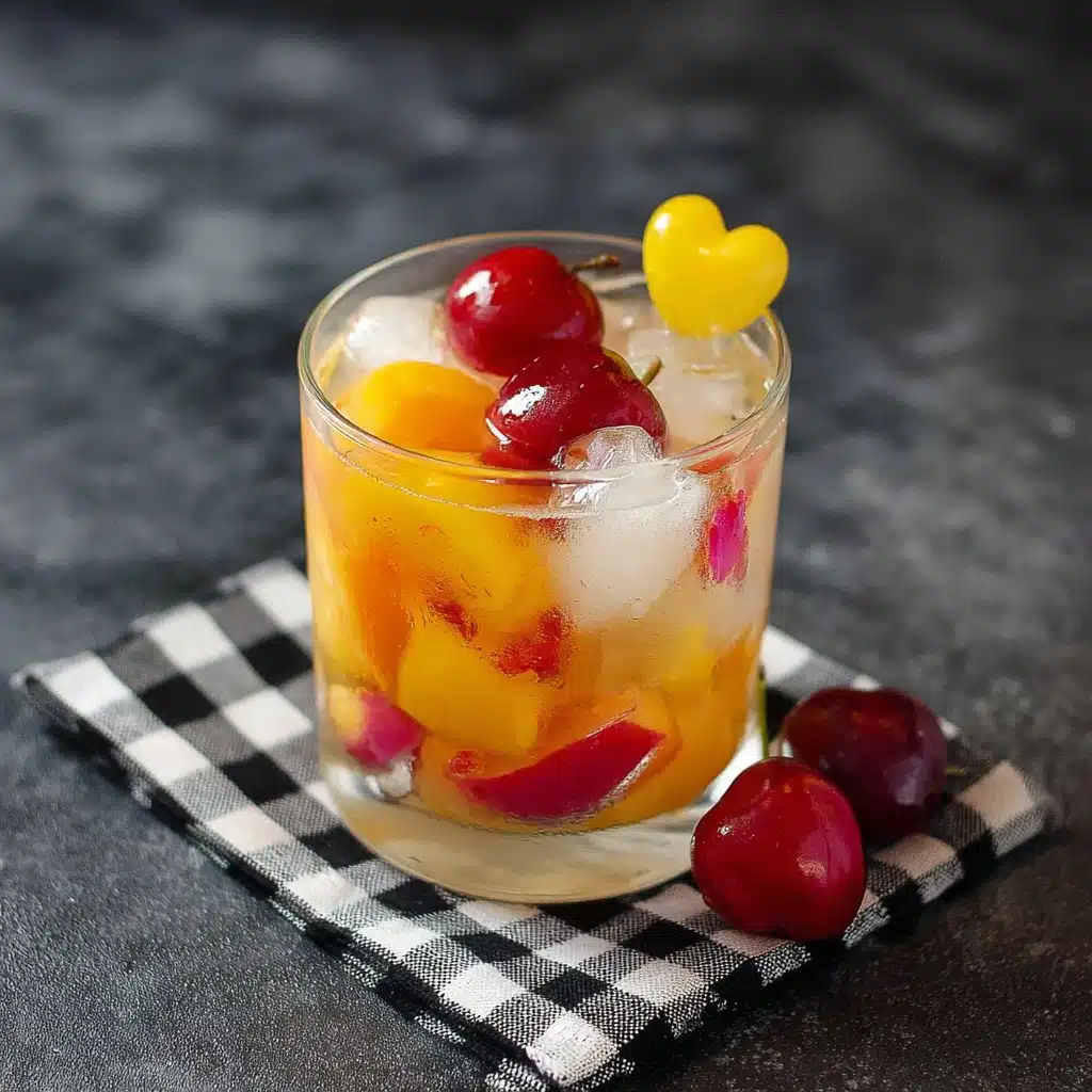 Rainier Cherry Peach Moonshine Cocktail Recipe - Recipe Image