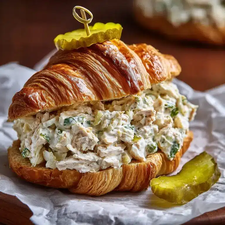 Dill Pickle Chicken Salad Sandwiches Recipe