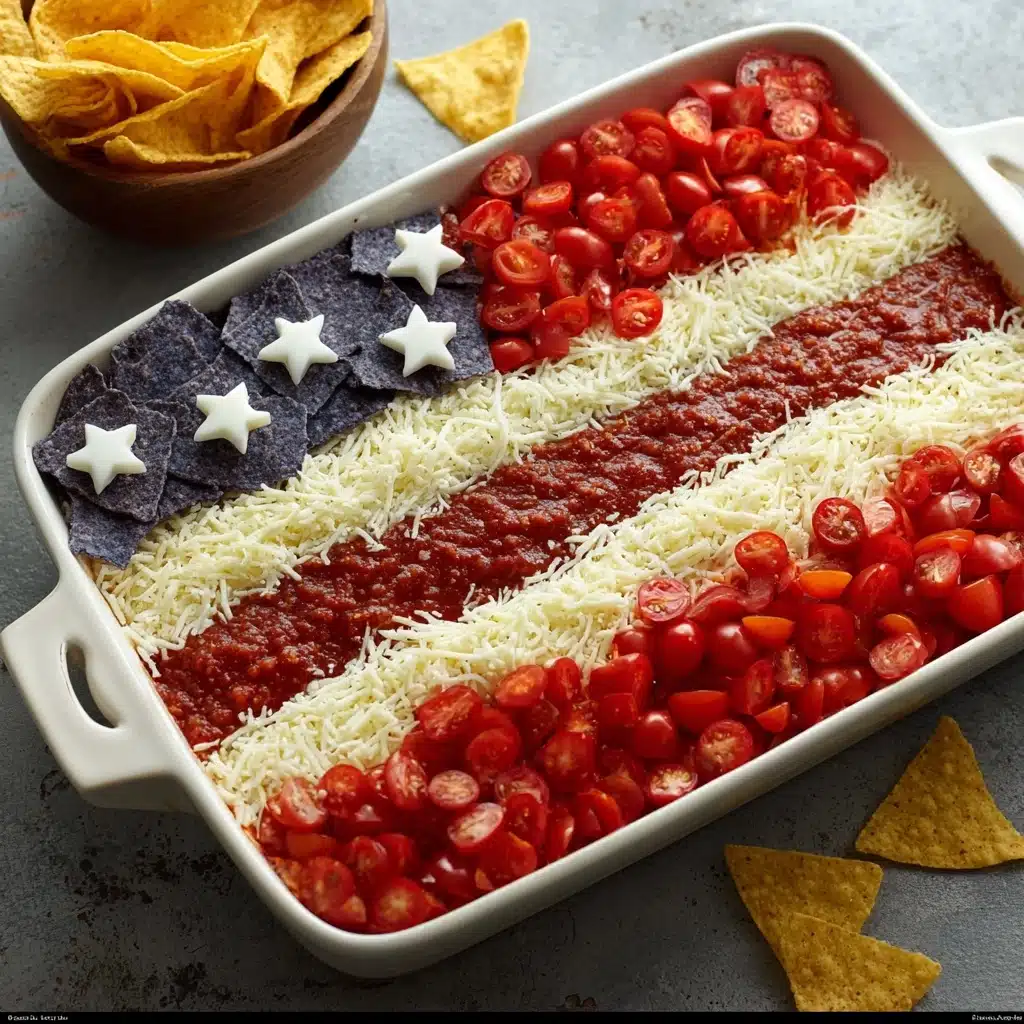 Flag Taco Dip Recipe - Recipe Image