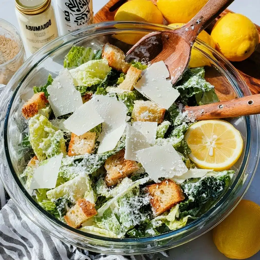 Lemon Kale Caesar Salad Recipe - Recipe Image