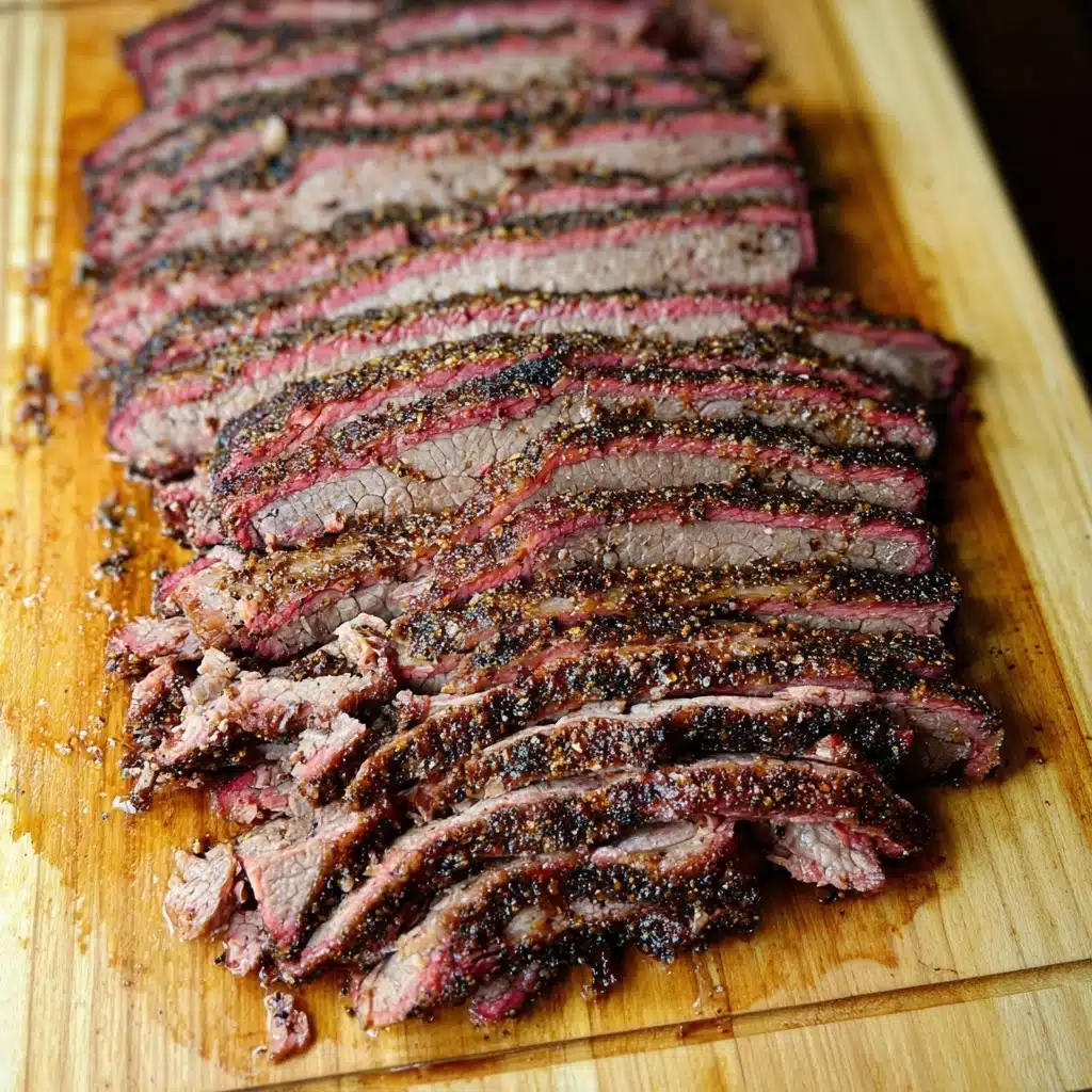 Smoked Brisket with Brown Sugar Dry Rub Recipe - Recipe Image