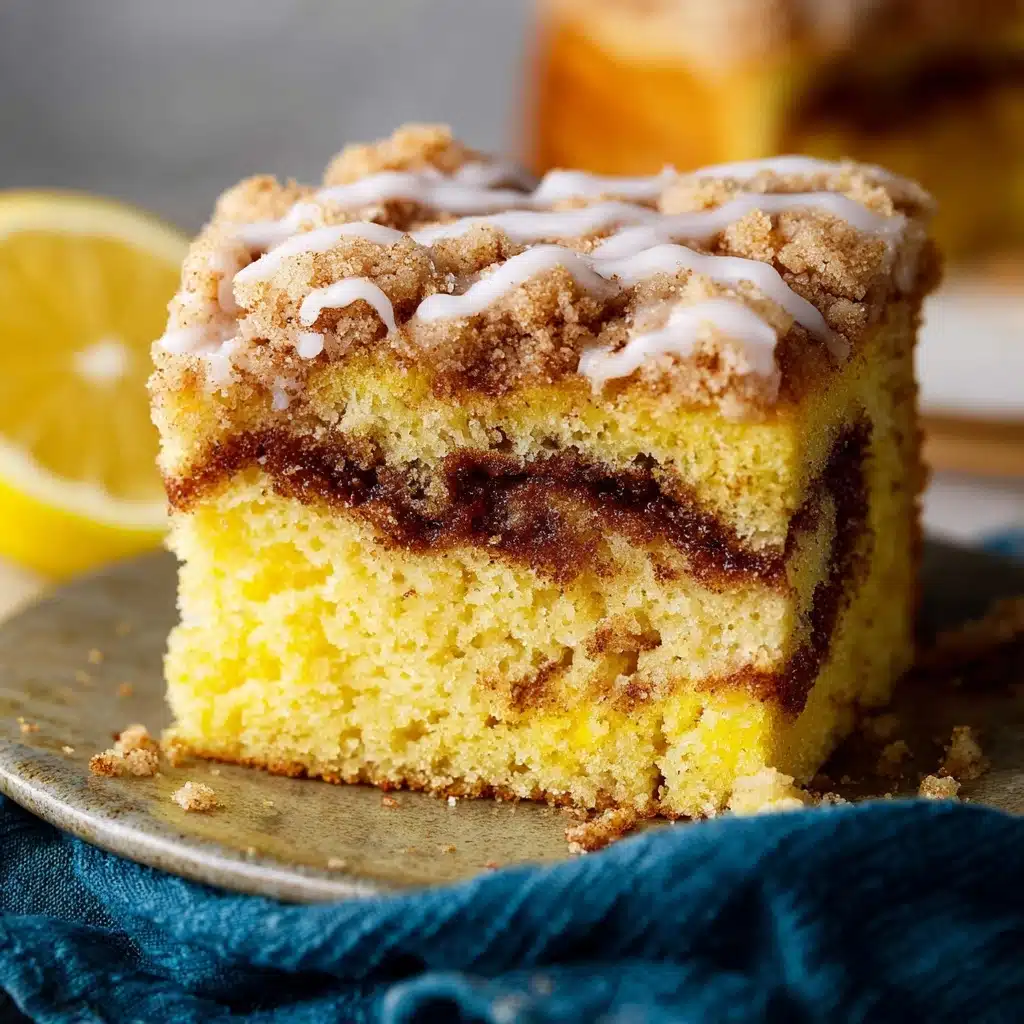 Extra Moist Lemon Coffee Cake with Icing Recipe