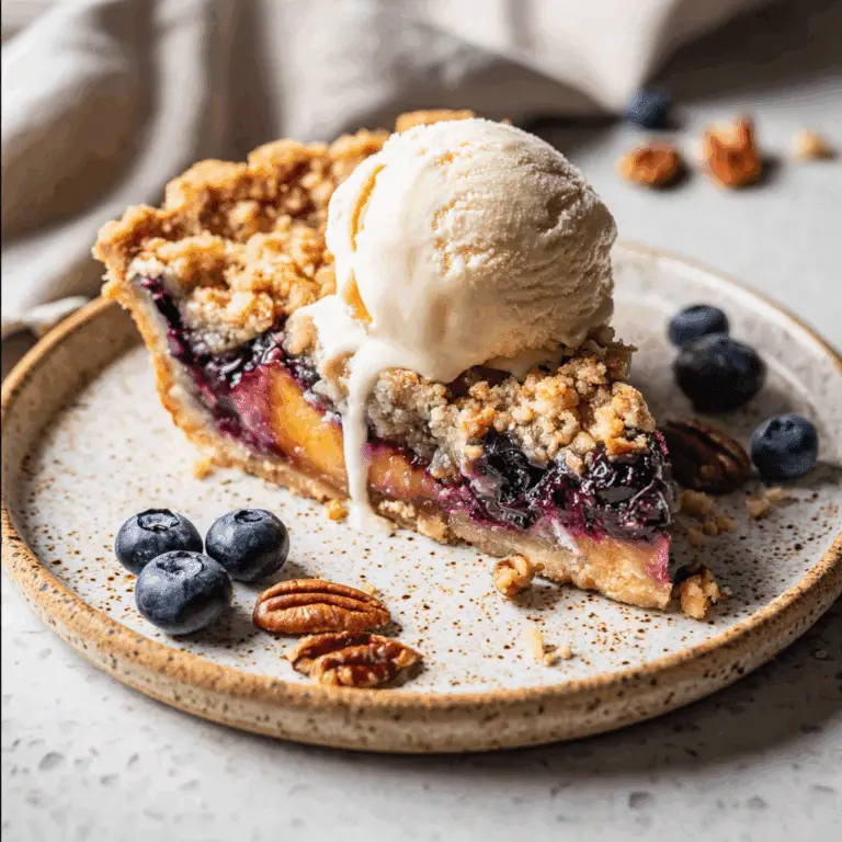 Peach Blueberry Pie Recipe