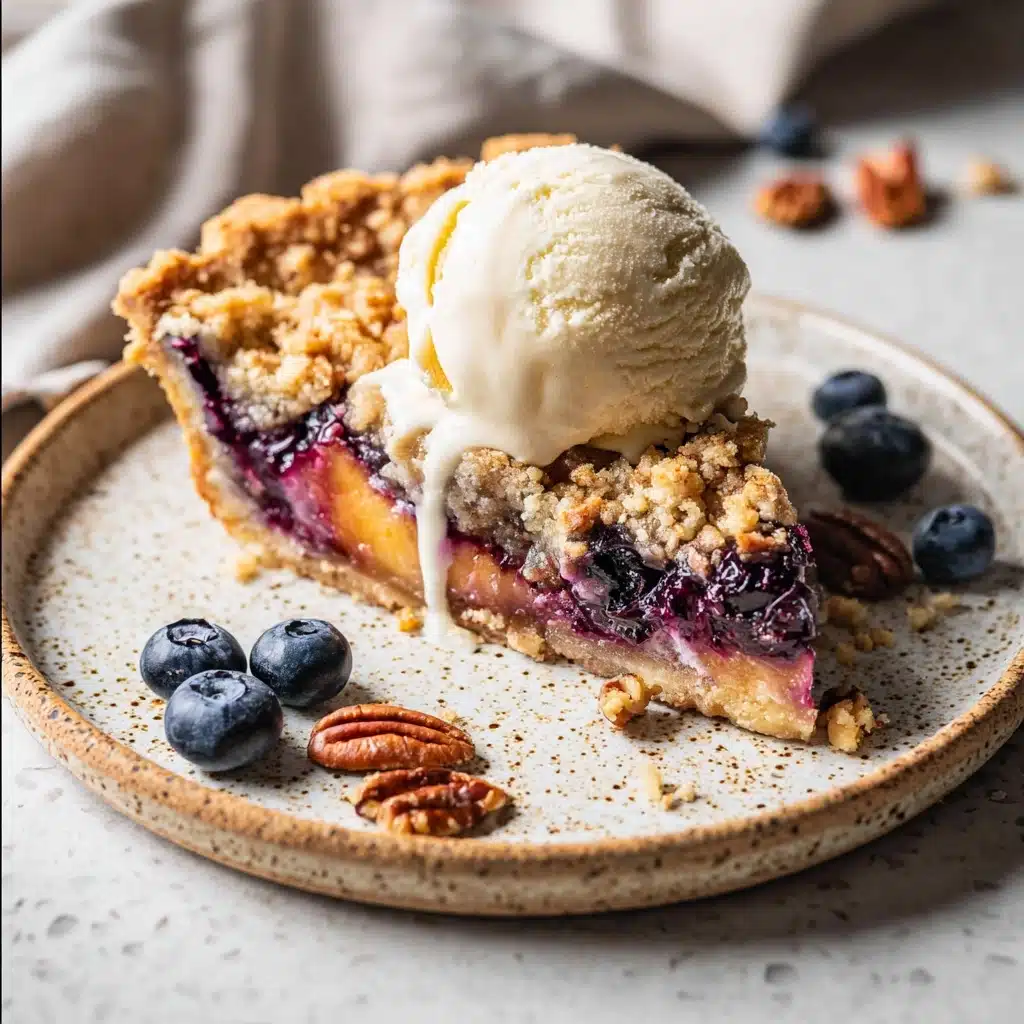 Peach Blueberry Pie Recipe - Recipe Image