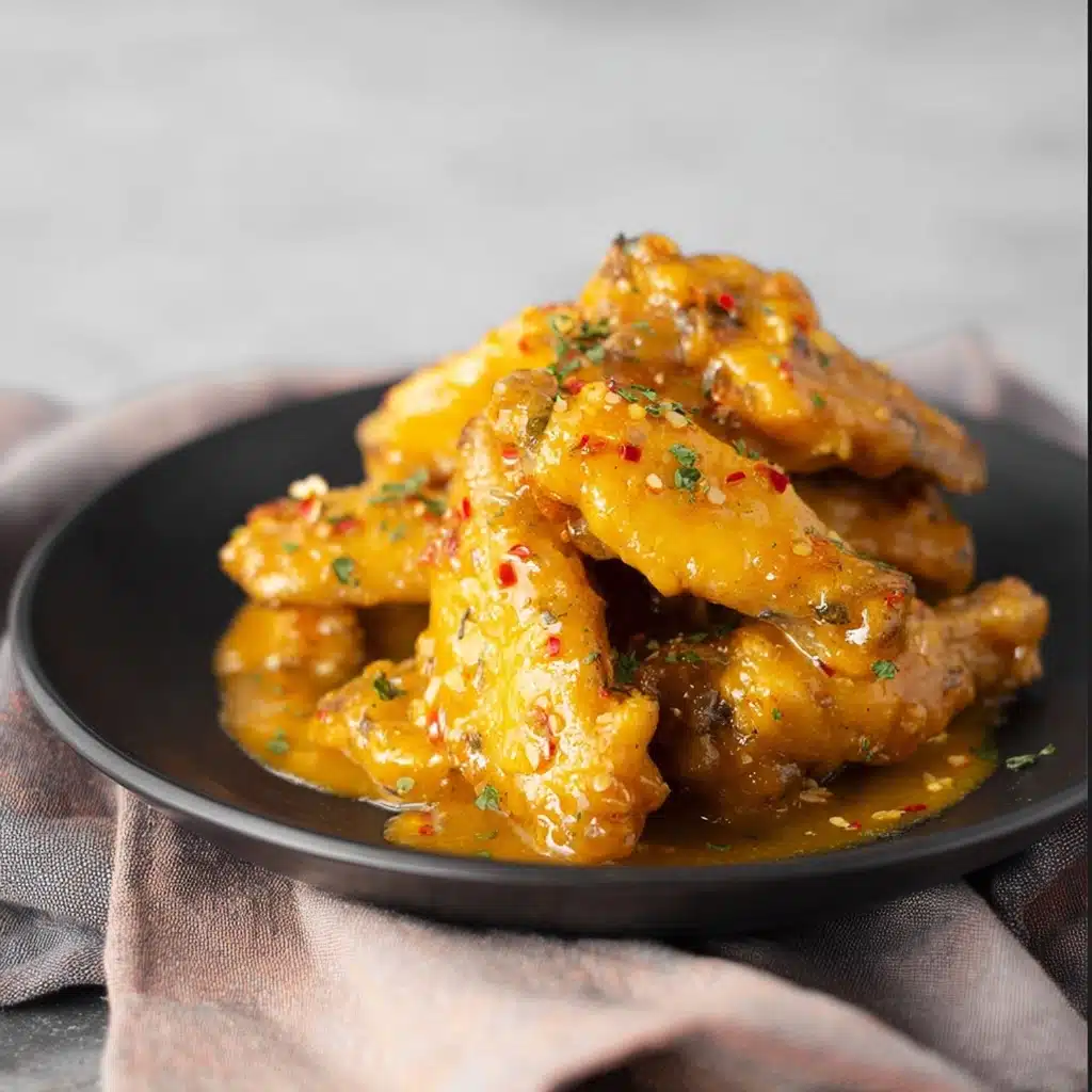 Air Fryer Honey Mustard Chicken Wings Recipe