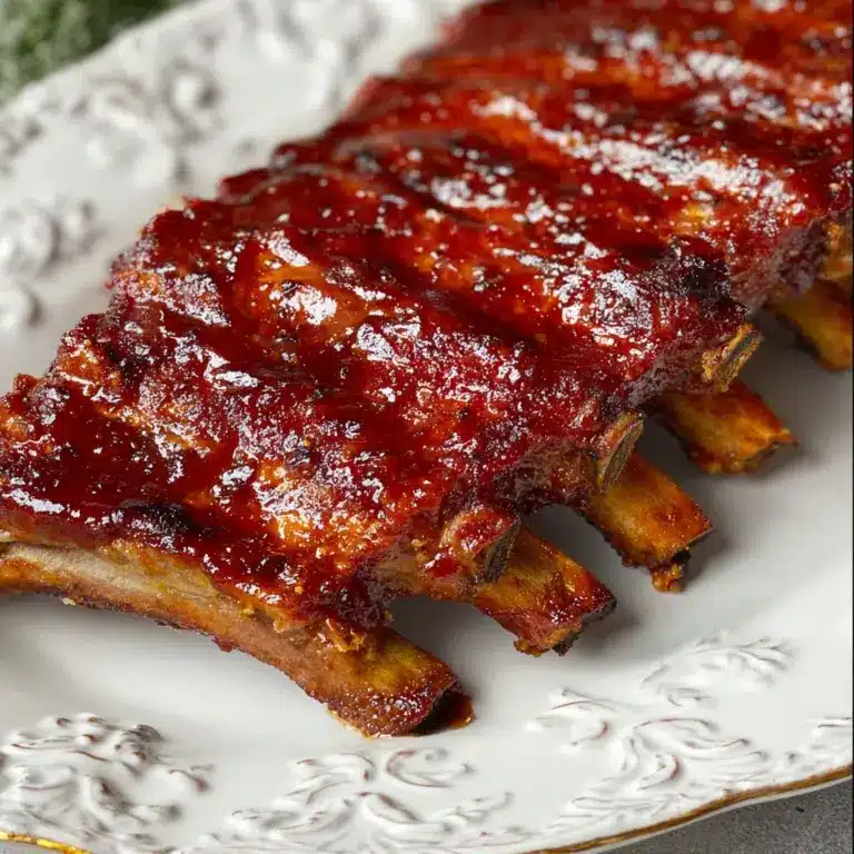 Easy Fall Off the Bone BBQ Ribs (Best Oven Recipe) Recipe
