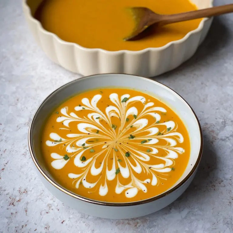 Butternut Squash Carrot Soup (Easy Oven Roasted Recipe) Recipe