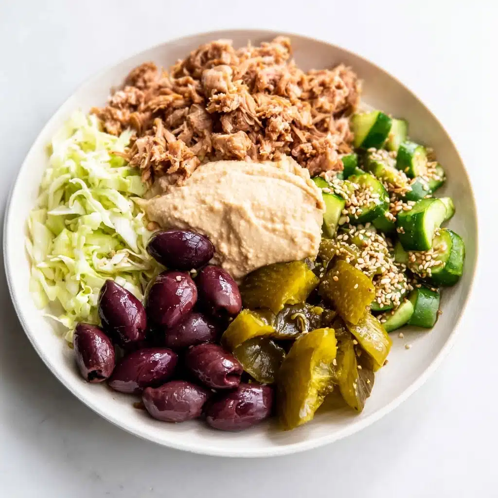 Chickpea Tuna Meal Prep Lunch Bowls Recipe - Recipe Image