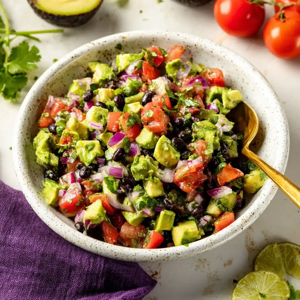 ean Salad Without Corn | Easy Black Bean Recipe - Recipe Image