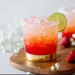 Strawberry Lime Mocktail Margarita Recipe
