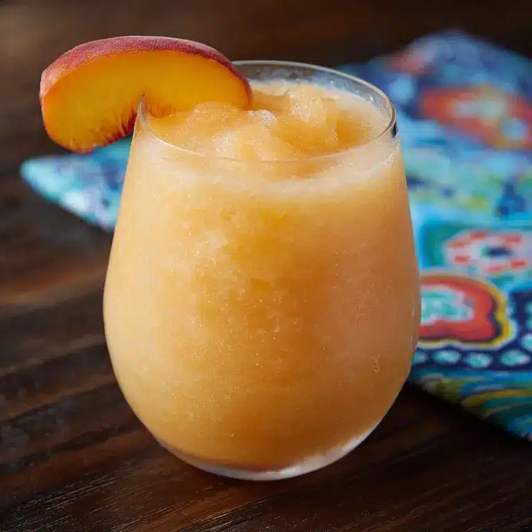 Peach Bourbon Slush Recipe