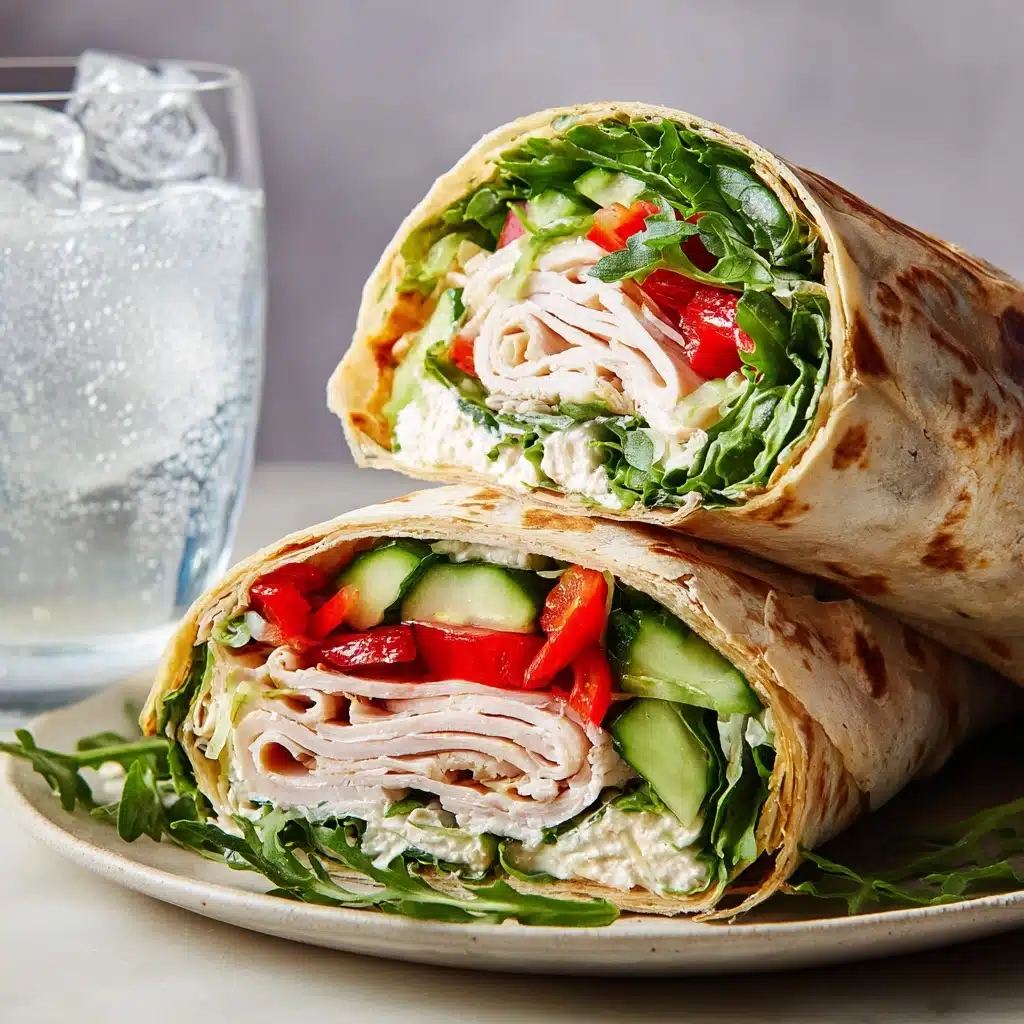 Turkey Lavash Wrap Recipe - Recipe Image