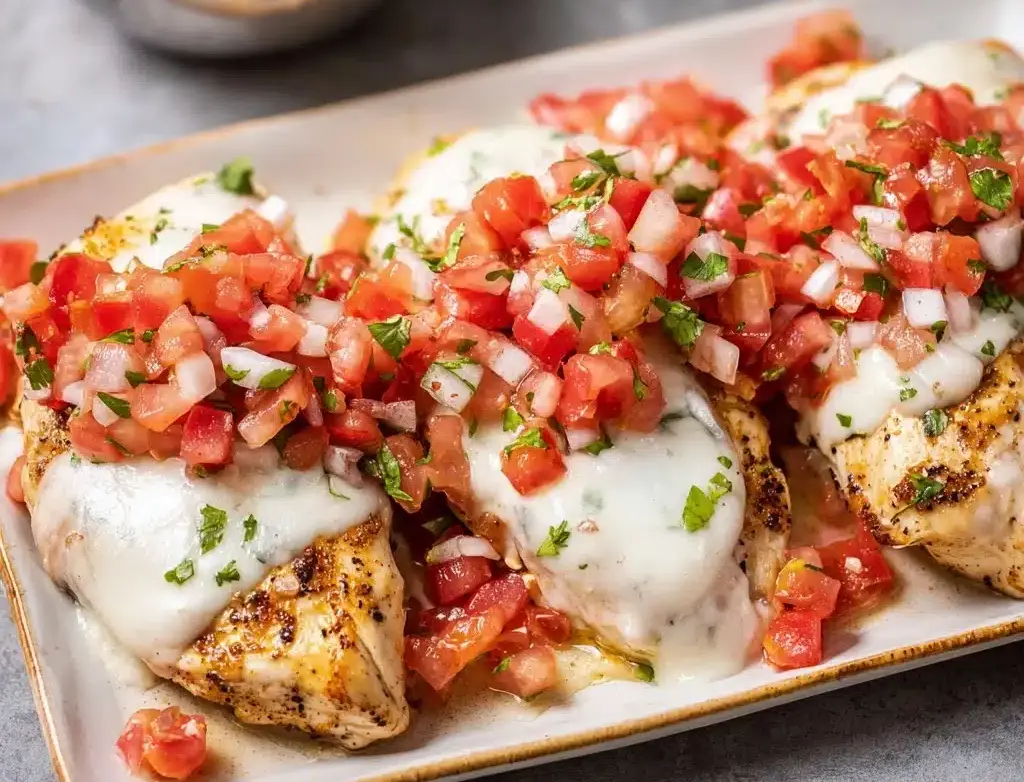 Slow Cooker Bruschetta Chicken Recipe - Recipe Image