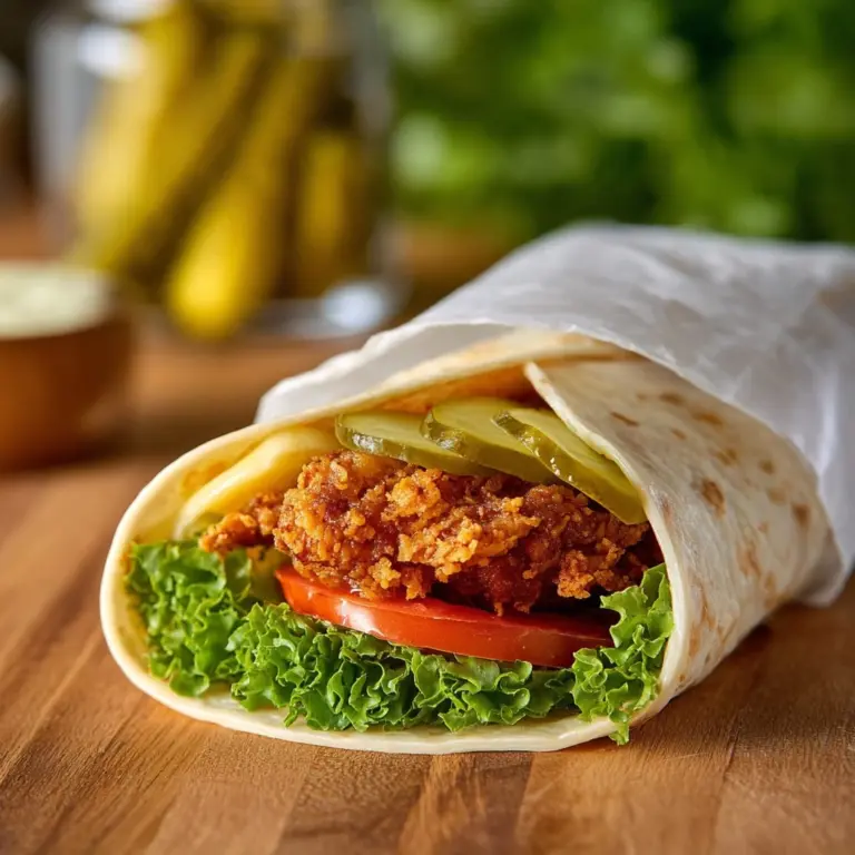 Crunchy Chicken Wrap Recipe