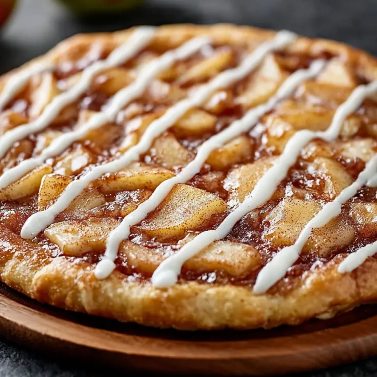 Cinnamon Sugar Dessert Pizza Recipe